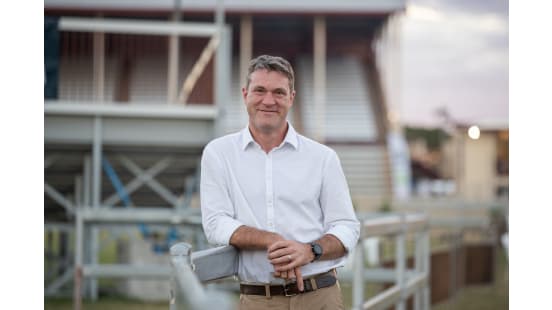 RaboResearch senior animal proteins analyst Angus Gidley-Baird. Angus Gidley Baird Rabobank outside cottage