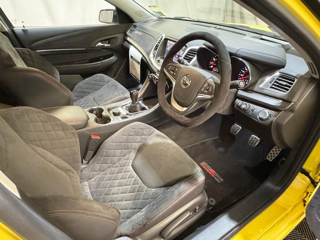 Interior of the 474kW supercharged LS9 V8 ute.