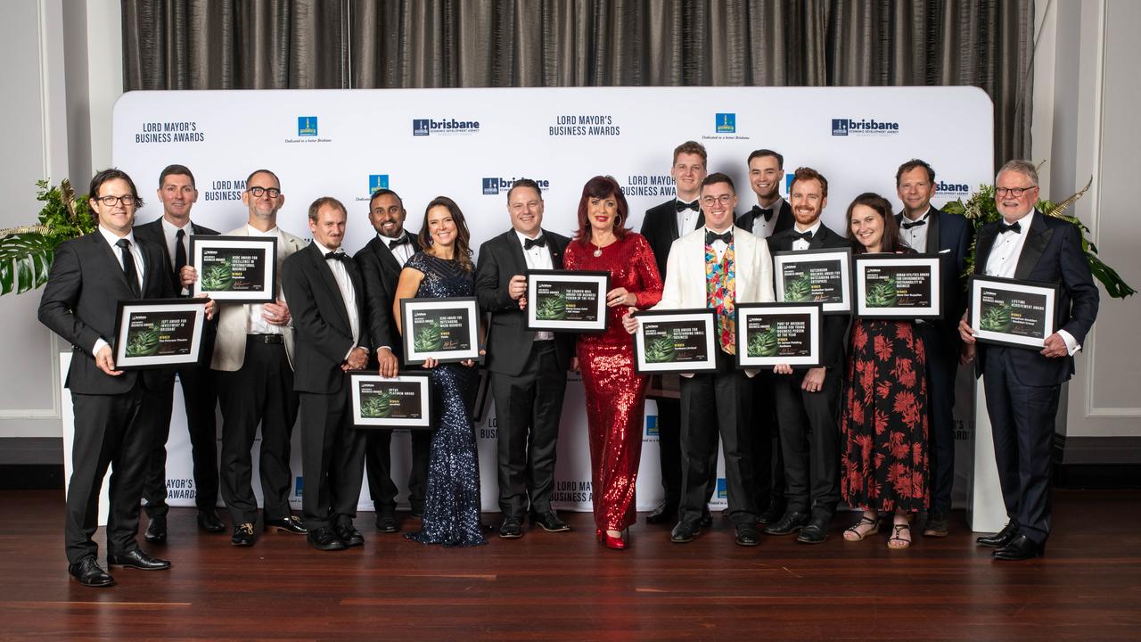 Brisbane Lord Mayor's Business Awards winning businesses and individuals for 2022.