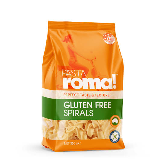 Pasta Roma! by Roma Foods. Image supplied. Roma Foods Pasta Roma gluten free spirals