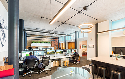 DAIS studio space and meeting rooms are energizing, creative spaces for staff and clients alike.