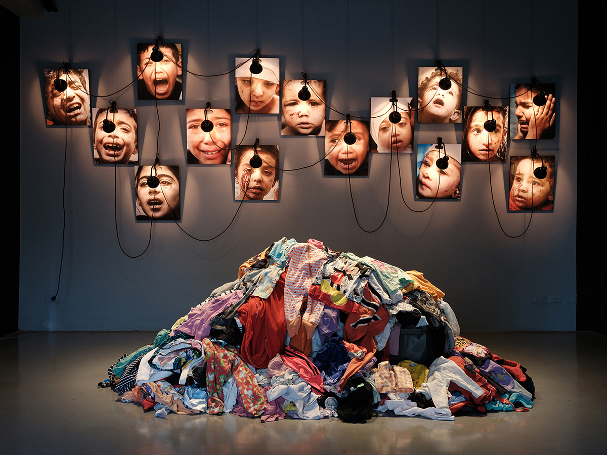 Ellen Boonstra Artwork Manit Sriwanichpoom Children of God 2025 Installation view 1200pxw