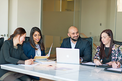 Joanna Wu, Shani Rai Sinha, Shadi Kheder and Jacqui Robb.